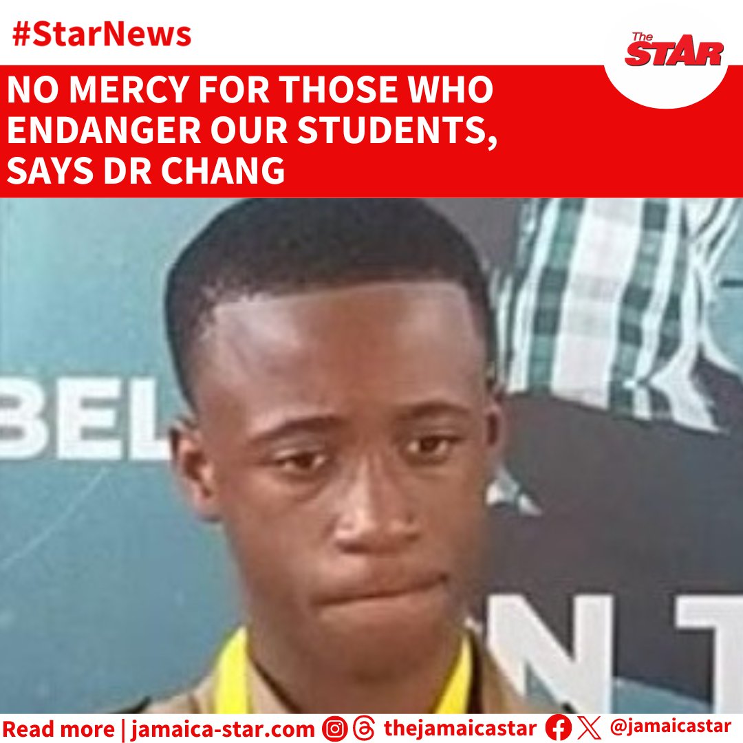 #StarNews: National Security Minister Dr Horace Chang says criminals who endanger the lives of students can expect a forceful response, as the Government will not allow them to create mayhem without forcefully pushing back. READ MORE: tinyurl.com/mryefz7z
