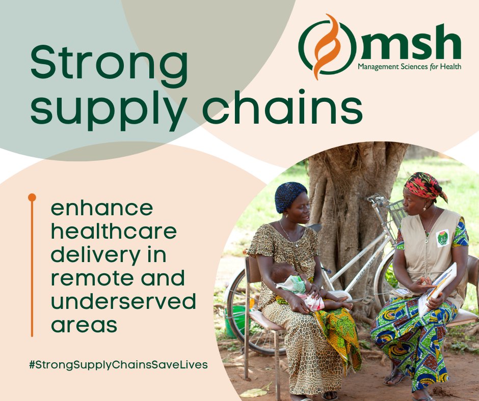 #StrongSupplyChainsSaveLives: Learn how MSH & partners support country-led efforts to improve regulatory systems, optimize financing, and develop robust systems to distribute quality-assured medicines and health products to providers and patients: msh.org/pharmaceutical…