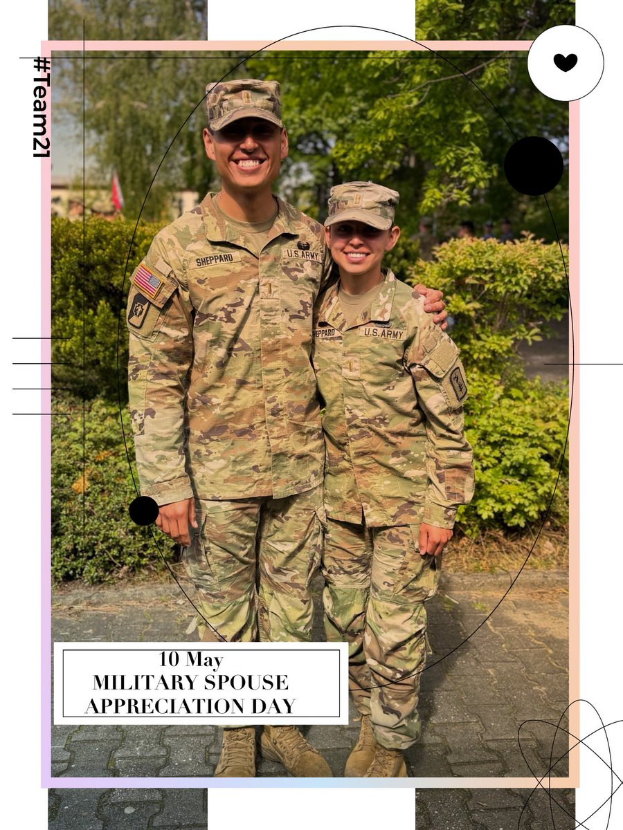 On Military Spouse Appreciation Day, we'd like to recognize a very important part of our @USArmy Team... We're lookin' at you, spouses, we don't know how we could accomplish the mission without you! #StrongerTogether #MilitarySpouseAppreciationDay