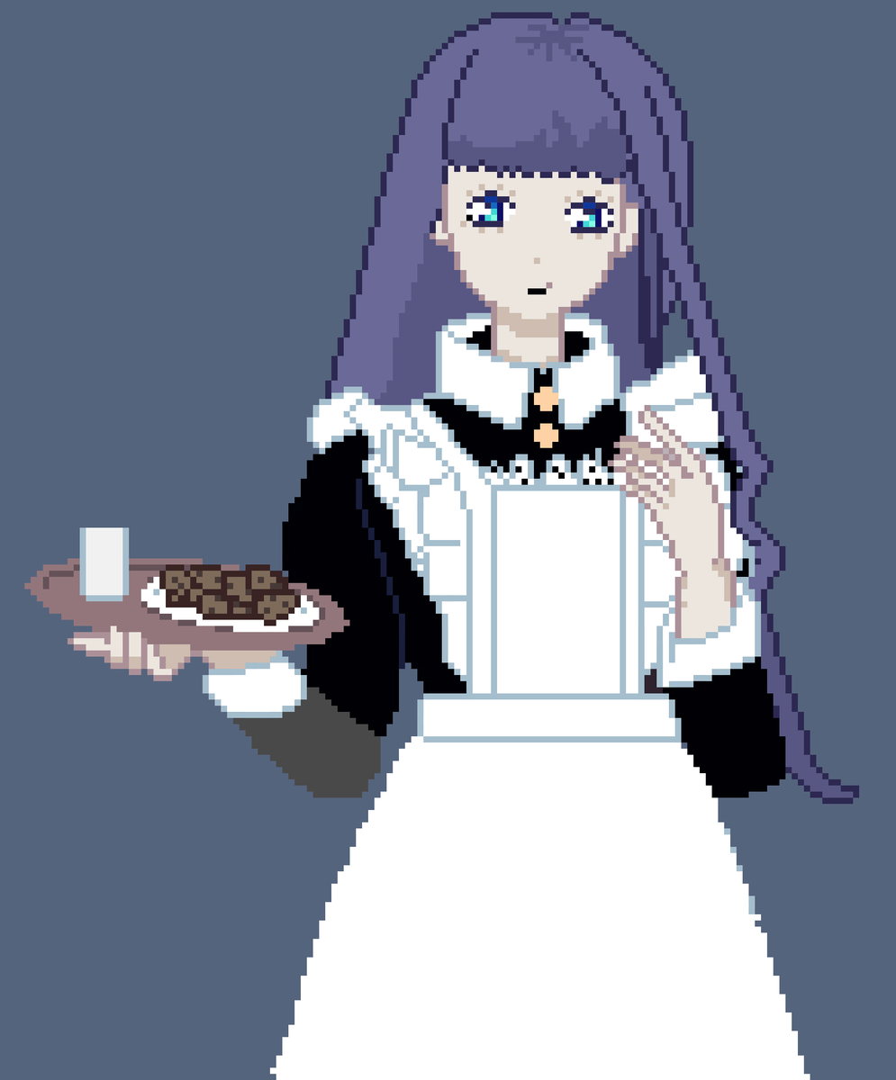 Sor_2w's tweet photo. #pixelart 
#pixelartist
#maid https://t.co/M066RxUwxx