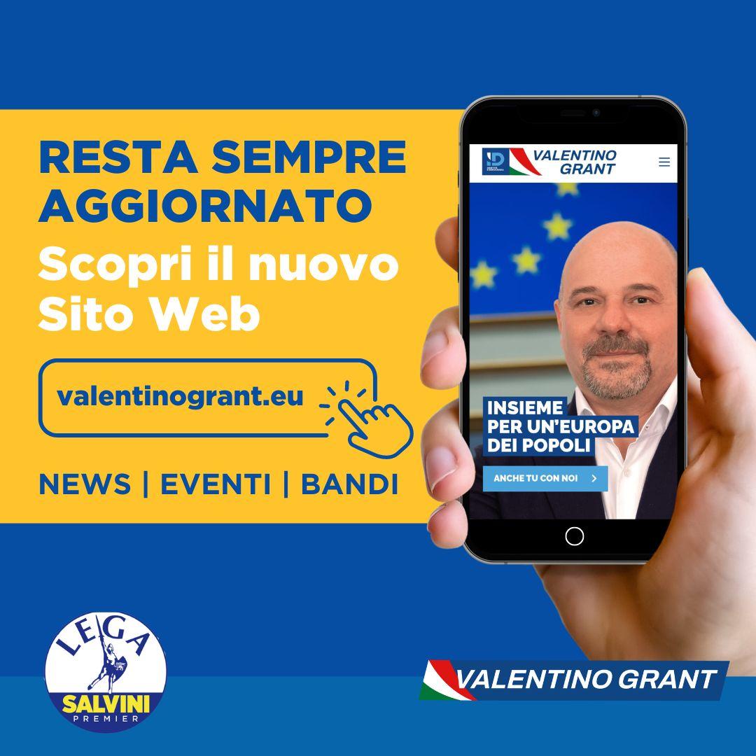 INSIEME PER UN’EUROPA DEI POPOLI

👉 Il mio impegno sul territorio, la mia attività parlamentare, le ultime novità ed opportunità dall’Europa.

Questo e molto altro su: valentinogrant.eu