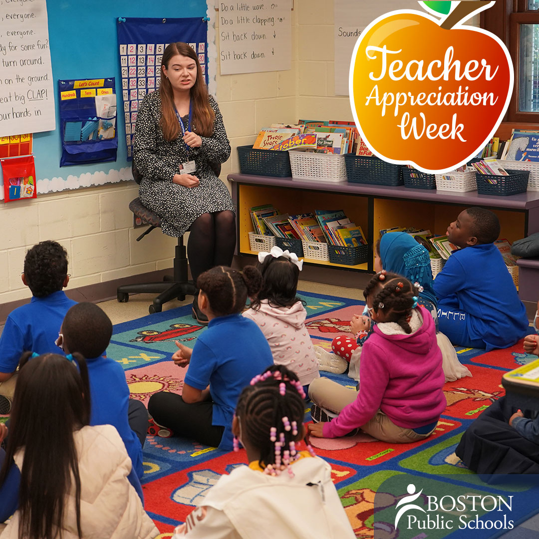 As Teacher Appreciation Week winds down, @BostonSchools celebrates the incredible teachers who do amazing work educating, inspiring, supporting, and uplifting our students every day. Thank you, teachers!