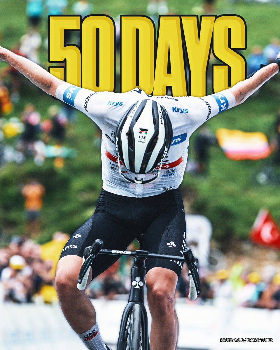 50 days out from the 2024 Tour de France! #TDF2024