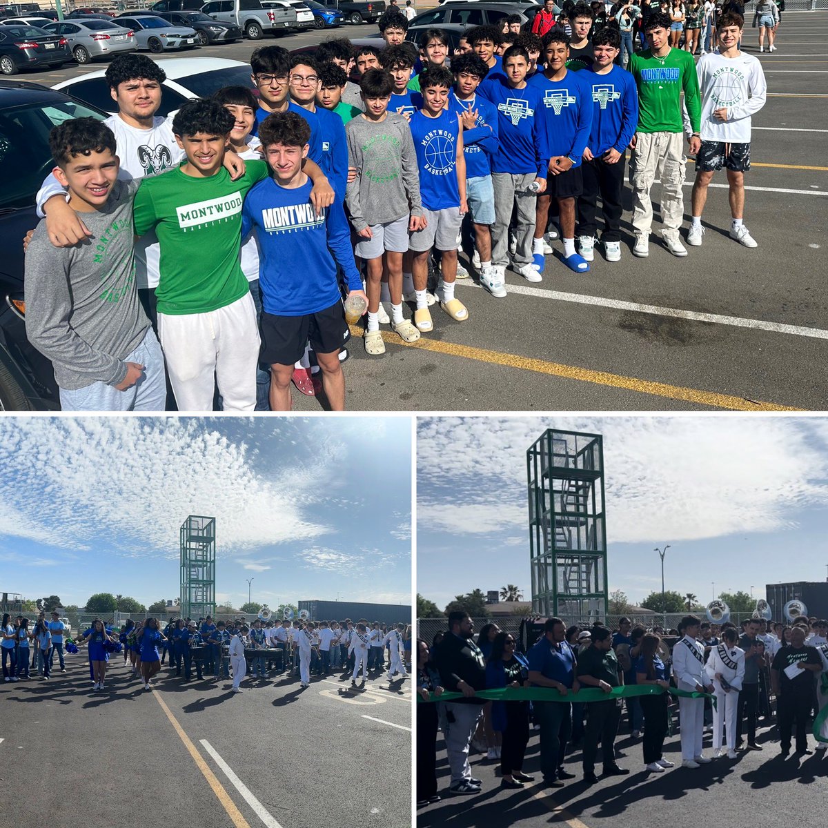 Congrats @MontwoodRamBand on the new upgrades, much deserved ! Thanks for all you do for our program, school, and community !!! #MontwoodHoops🏀