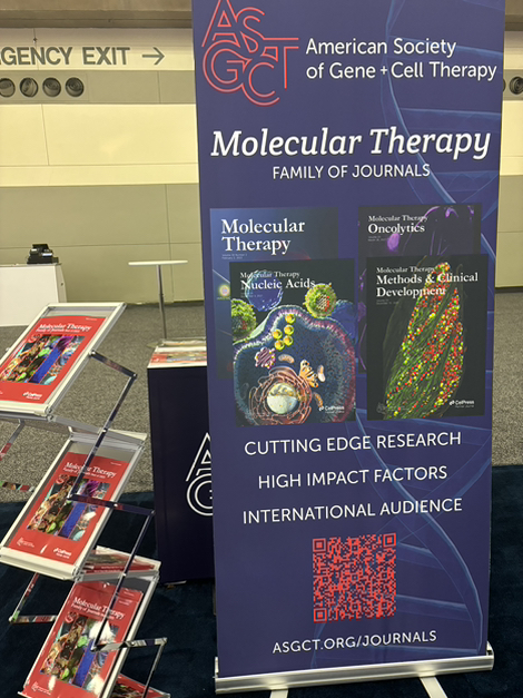 Get ready to meet our #MolecularTherapy editors at noon! Stop by ASGCT Central (booth 815) to chat with editors from our family of high-impact journals. #ASGCT2024