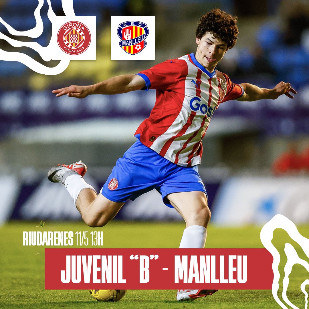 🏆 Els equips que lluiten pel 𝐓𝐈́𝐓𝐎𝐋 faltant dues jornades!

⚔️ El Juvenil B és a un punt del primer i amb l'ascens en joc.

📍 Demà rep el Manlleu a Riudarenes (13h)!