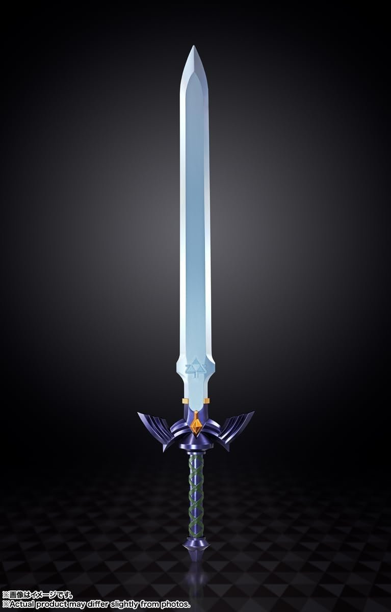 Wario64's tweet photo. The Legend of Zelda Proplica Master Sword up for preorder at BBTS ($199.99) https://t.co/JO3UgdD7F6 https://t.co/Wf31SzSSzy