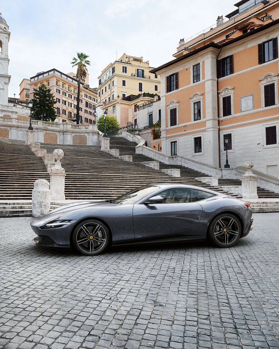 Eternal elegance in the eternal city. #FerrariRoma #LaNuovaDolceVita #Rome #Ferrari
