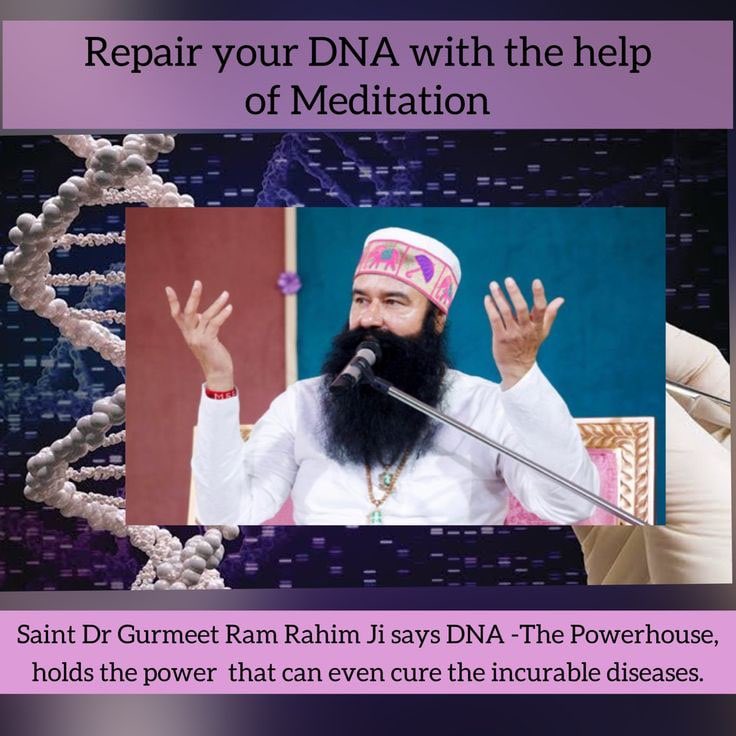 Unraveling the power of our DNA, Ayurveda sheds light on its role in shaping our well-being. Saint Dr. Gurmeet Ram Rahim Singh Ji emphasizes meditation as the gateway to enhance it.Through consistent practice,meditation can unlock the potential to #BoostYourDNA for optimal health