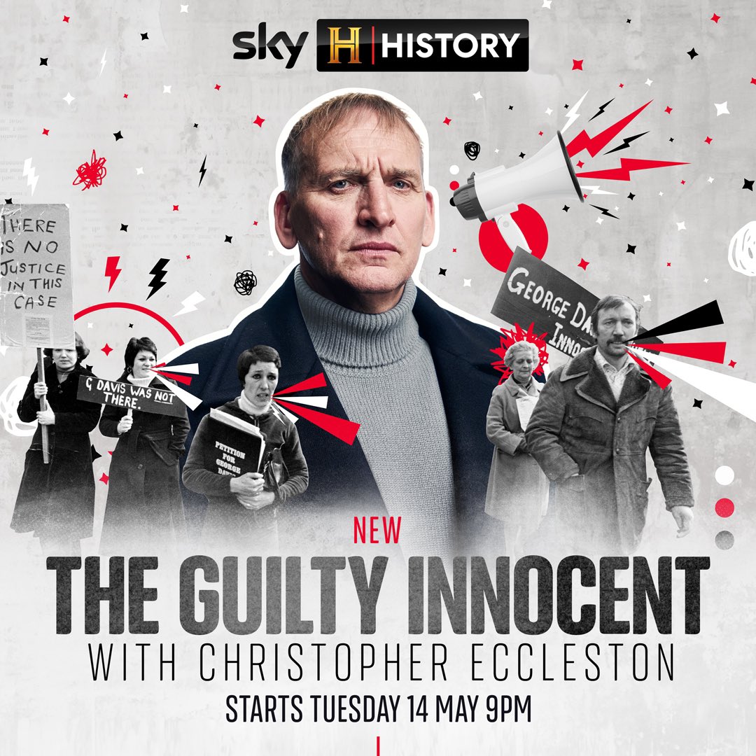 Century Films (@centuryfilms) on Twitter photo Discover how the wrongful convictions of George Davis and James Hanratty changed Britain forever in this two part <a href="/HISTORYUK/">Sky HISTORY</a> series 📣⚖️ This is #TheGuiltyInnocent with Christopher Eccleston.
📺 Starts Tuesday 14 May 9pm on Sky HISTORY Discover how the wrongful convictions of George Davis and James Hanratty changed Britain forever in this two part <a href="/HISTORYUK/">Sky HISTORY</a> series 📣⚖️ This is #TheGuiltyInnocent with Christopher Eccleston.
📺 Starts Tuesday 14 May 9pm on Sky HISTORY