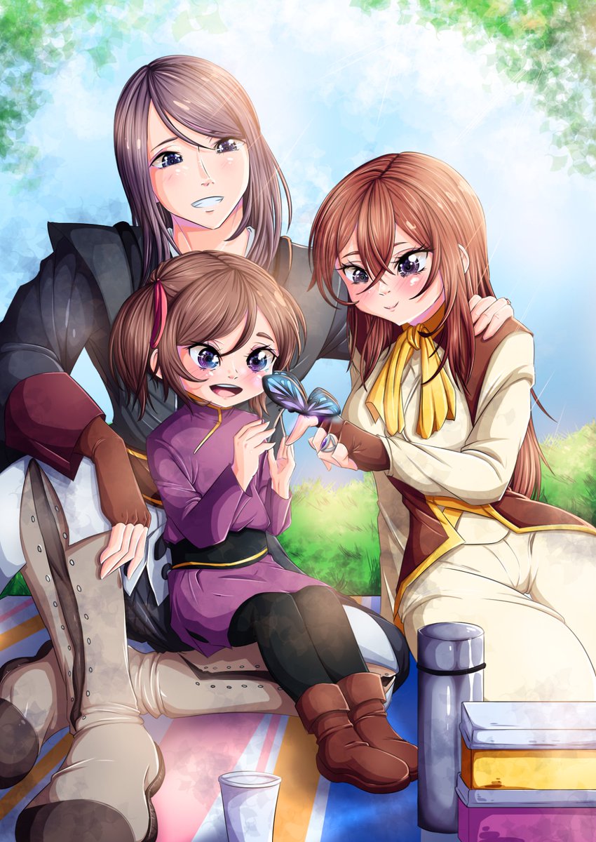 xHimemikoYukix's tweet photo. Happy mother's day to my little Danielle ✨❤️ who gave Yuri the family he always wanted to have since kid ❤️✨
Lowell family: Yuri, Danielle and Mithea ❤️✨
Art by: Kyo Desu
#YuriLowell #DanielleAurion #MitheaLowell #Yurielle #YuriLowellxOC #TalesofVesperia #TalesofVesperiaOC https://t.co/ZGCBZQg2VD