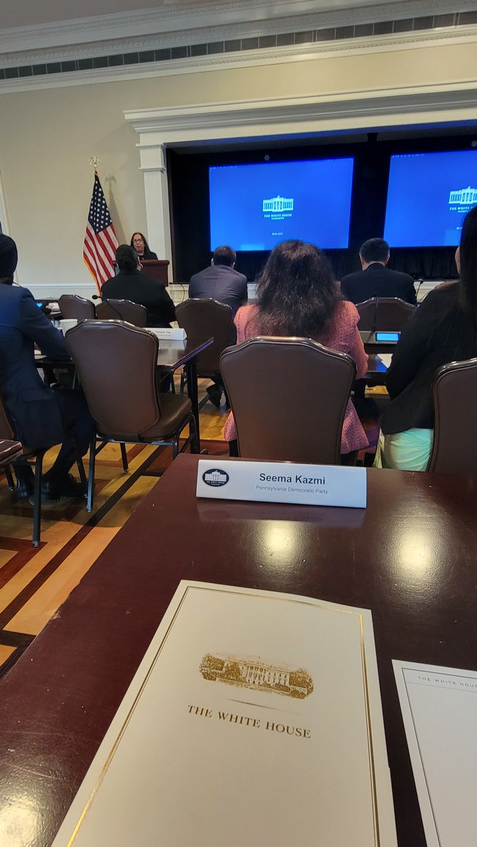 I am extremely #honored to be in the @WhiteHouse this morning for a #briefing for #AANHPI Leaders. I will let you know how it goes! #AsianAmerican #PacificIslander #Pennsylvania @PADems @BucksDems #AAPI #Caucus
#AAPIHeritageMonth