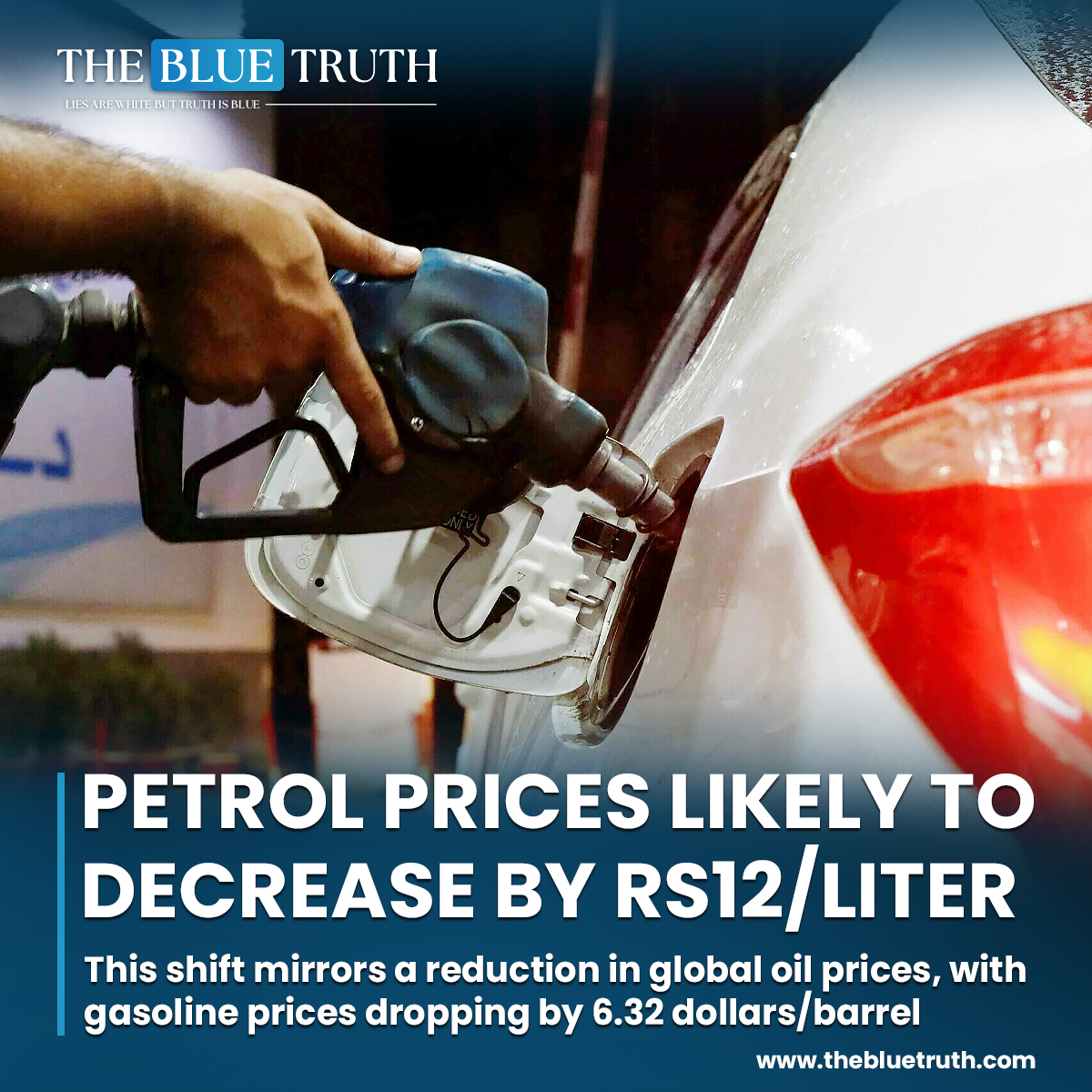 Reports indicate an 11% annual decline in petroleum product sales during the first 10 months of the current financial year.
#FuelPriceReduction #PetrolPrices #DieselPrices #GlobalOilMarket #ConsumerRelief #EconomicImpact  #tbt #TheBlueTruth