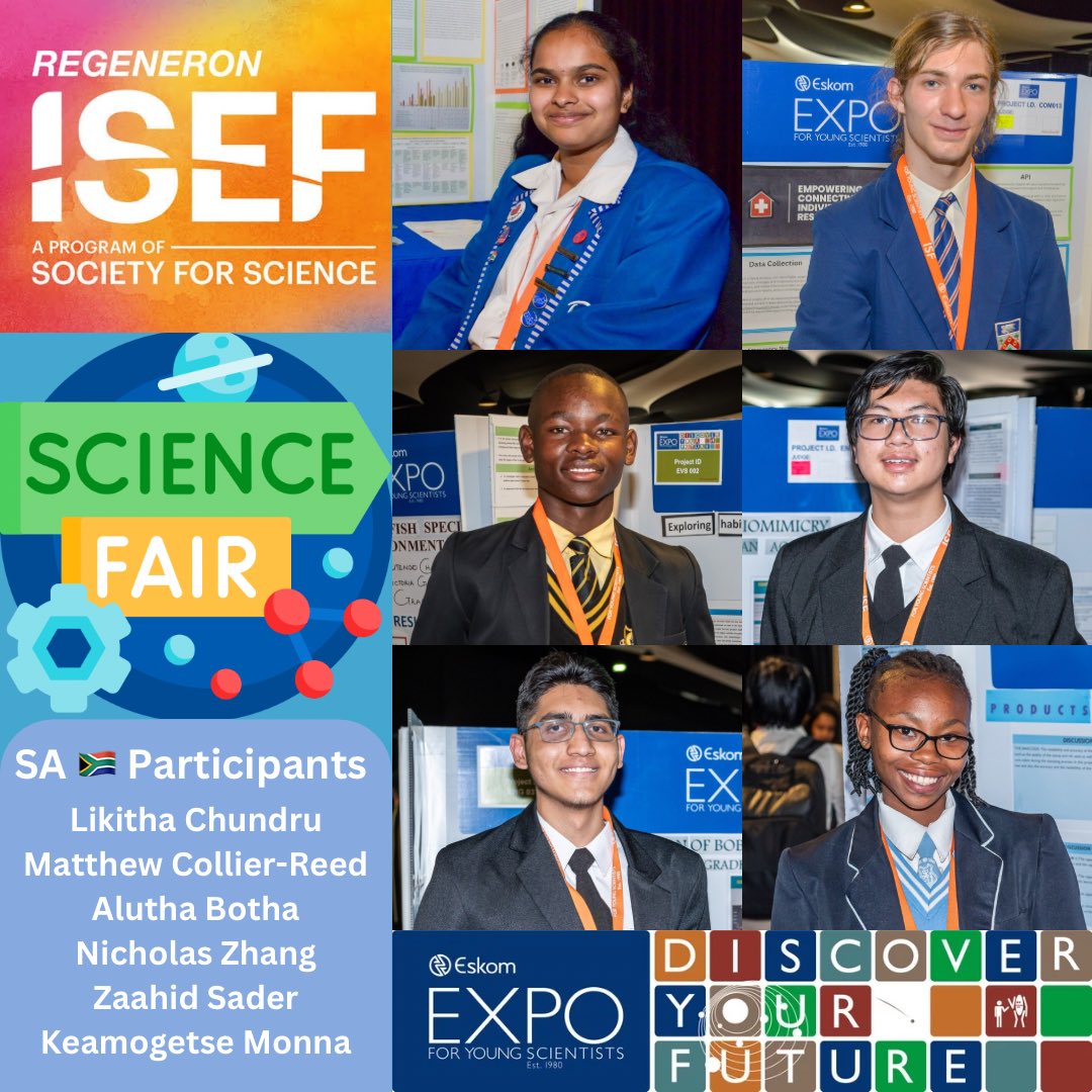 #InTheNews A group of six outstanding young South African scientists are set to showcase their scientific brilliance at the world’s largest pre-college Science, Technology, Engineering and Mathematics (STEM) competition in Los Angeles, California in the USA.

These exceptional…