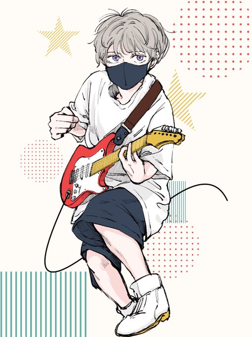 「electric guitar」 illustration images(Latest)