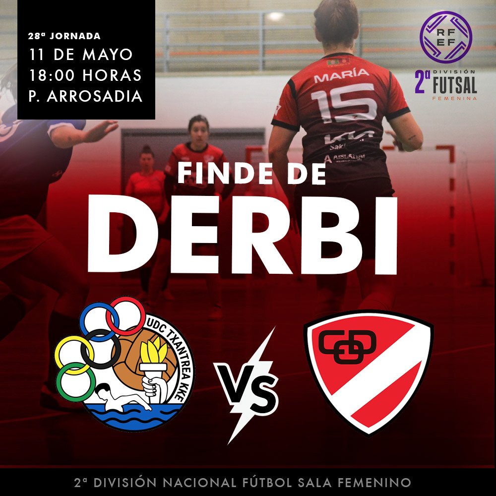 Mañana derbi <a href="/Txantrea_fsf/">Txantrea FSF</a> VS <a href="/cdorvina/">Lacturale Orvina</a> sigue el partido en directo: youtube.com/live/jX7oecqNy…