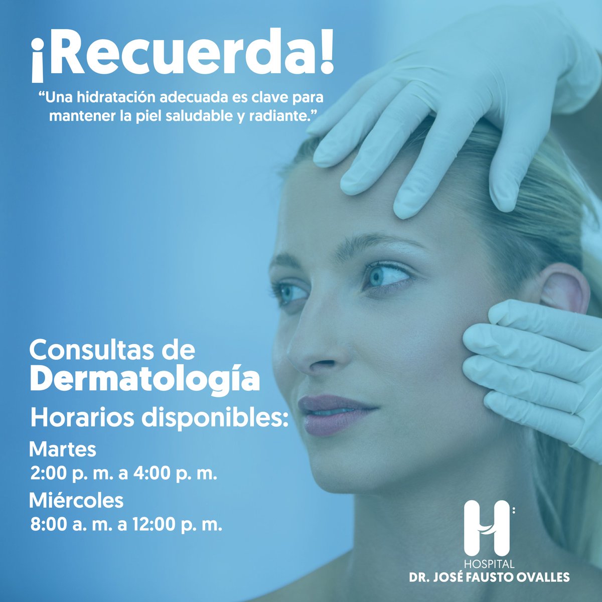 ¡Descubre la belleza de una piel saludable con nuestras nuevas consultas de dermatología! Deja que nuestros expertos cuiden tu piel y te ayuden a brillar desde adentro hacia afuera. #CuidadoDeLaPiel #DermatologíaProfesional