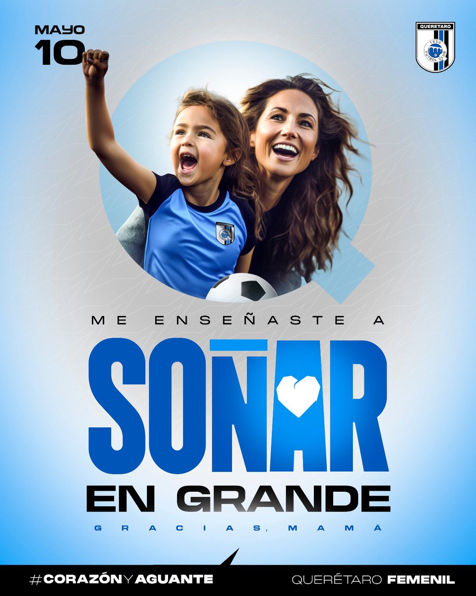 ¡𝐅𝐞𝐥𝐢𝐳 𝐃𝐢́𝐚 𝐝𝐞 𝐥𝐚 𝐌𝐚𝐝𝐫𝐞! 🫶🏻 Gracias por siempre apoyar nuestros sueños. 💙🖤 #CorazónyAguante