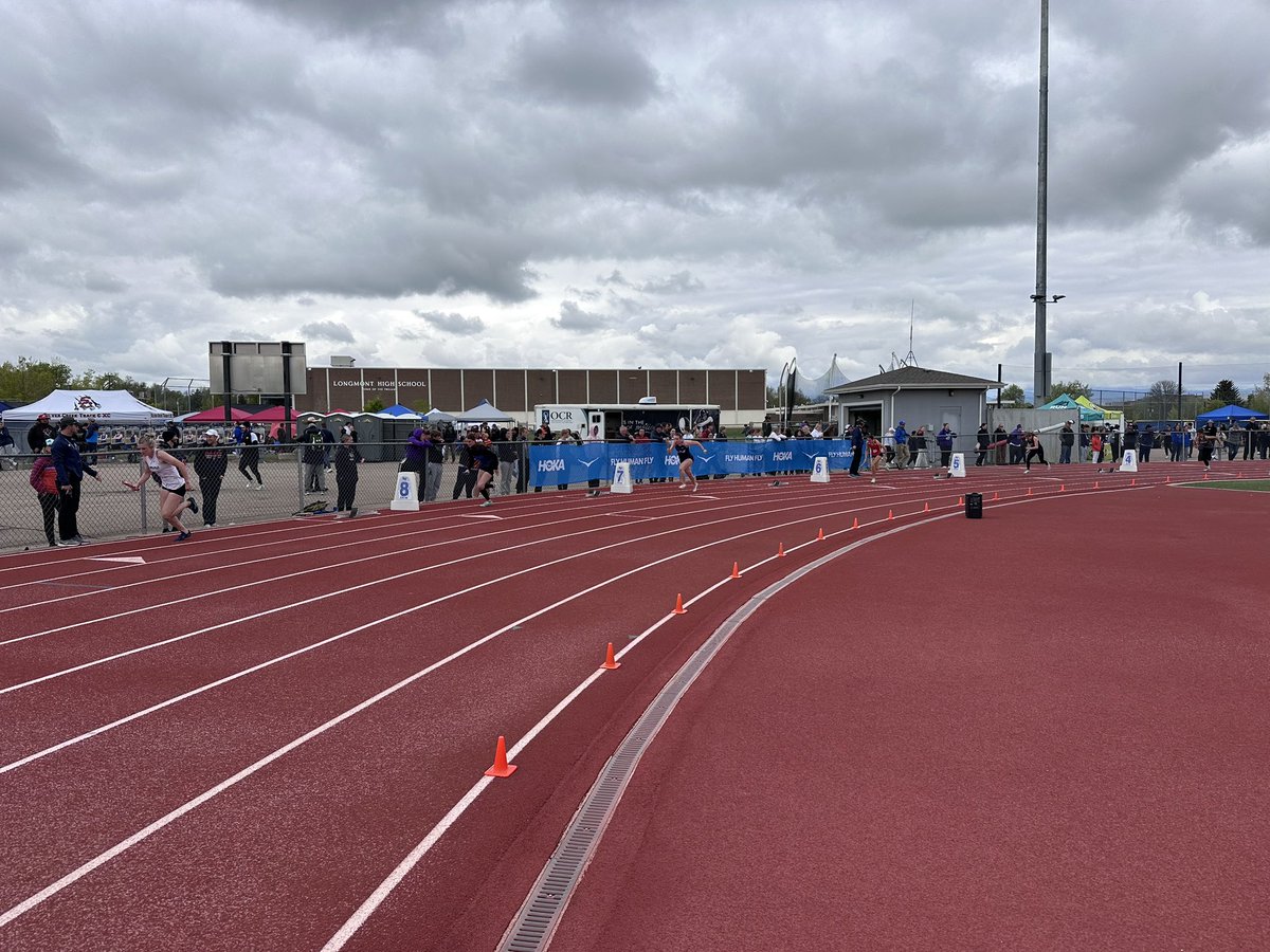 One of the most competitive meets of the year is underway; St Vrain Invite. 100+ schools, 2,000+ athletes will compete today at Longmont HS. #StVrainStorm @SVVSDsupt @SVVSDdeputy @GoTrojanNation