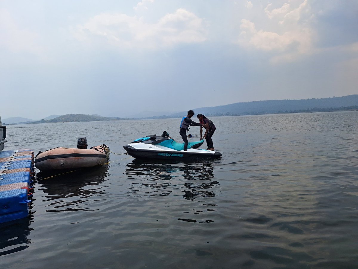 The NIWS team successfully completed the Personal Watercraft Operations (Jet-ski) course in Ranchi, Jharkhand. The training was conducted for the Jharkhand Tourism Development Corporation Ltd. (@VisitJharkhand) from 06 to 09 May 2024. @Adventure_GOI @tourismgoi @ATOAIexplore