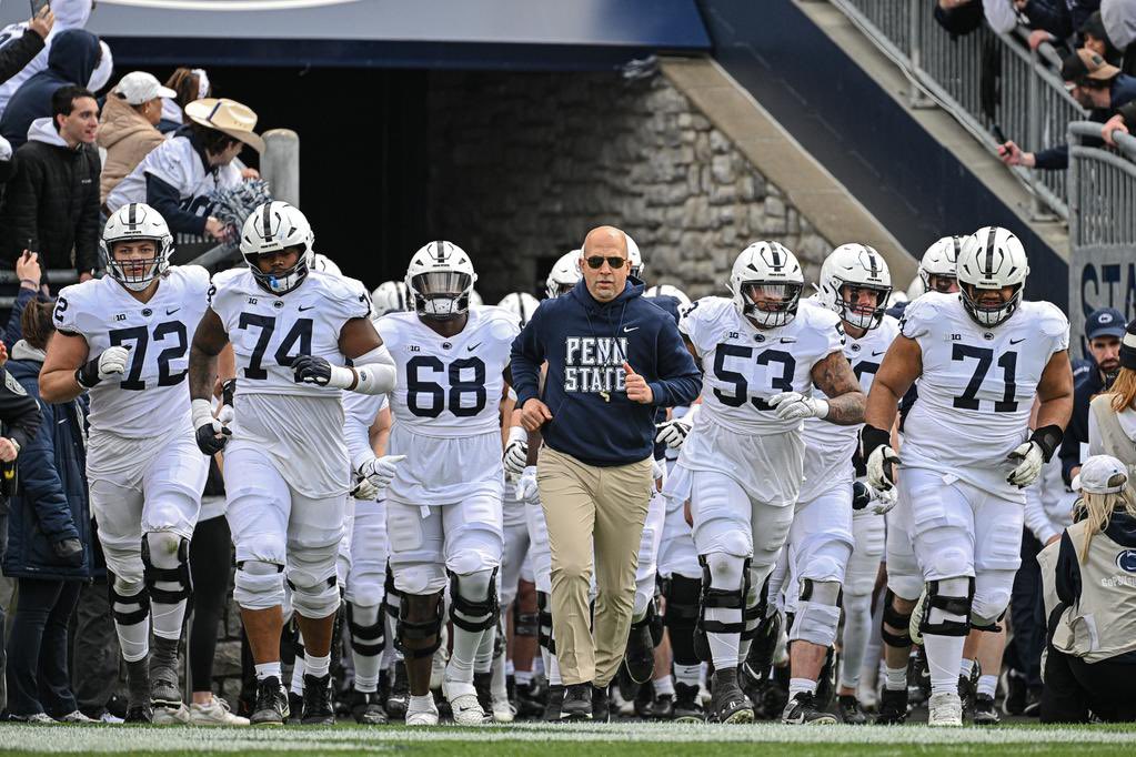 After a great talk with @CoachTrautFB I am blessed and hyped to say that I have received an offer from Penn State University ⚪️⚪️