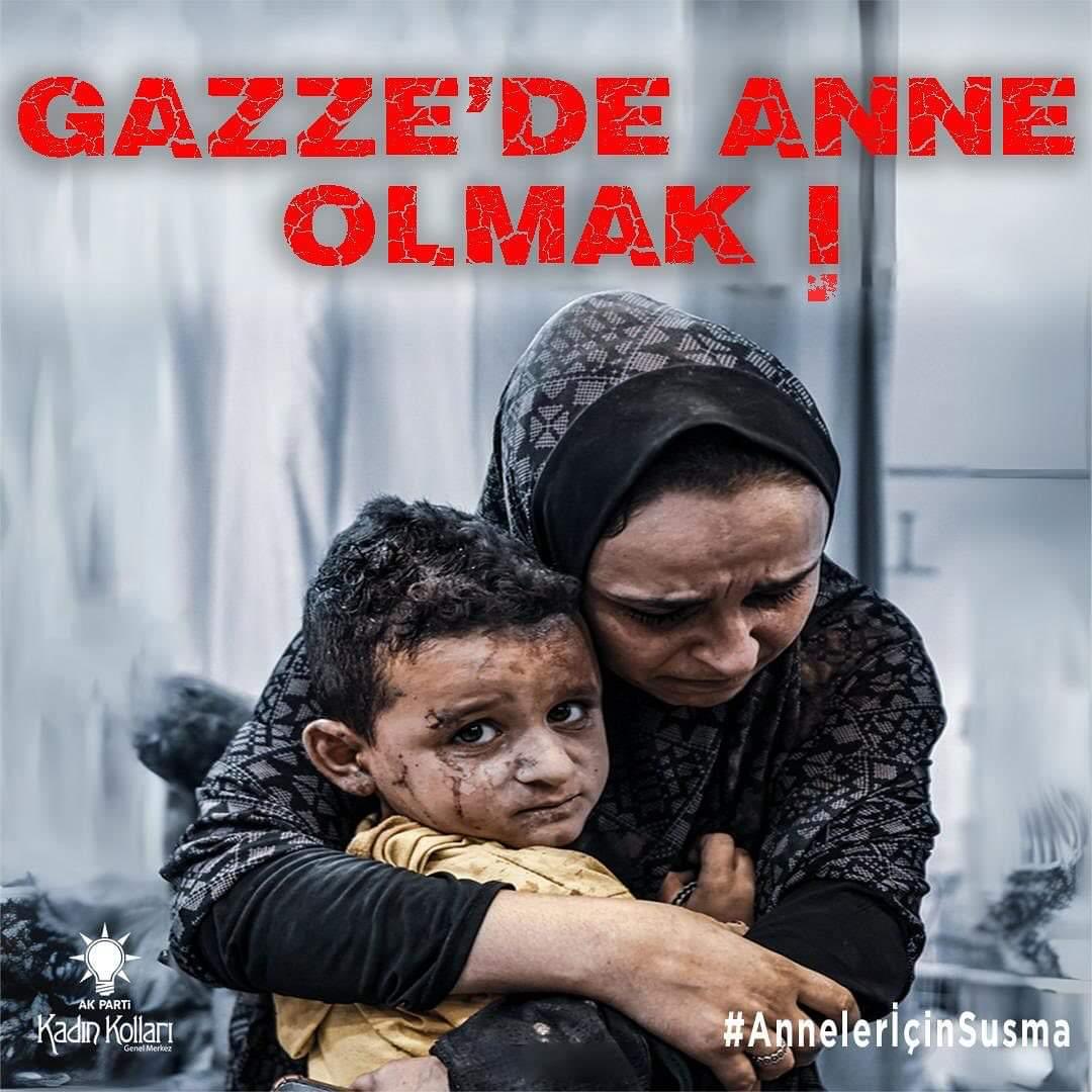 Gazzeli Anneler için susmadık, susmayacağız… #FilistinliAnnelerİçinSusma