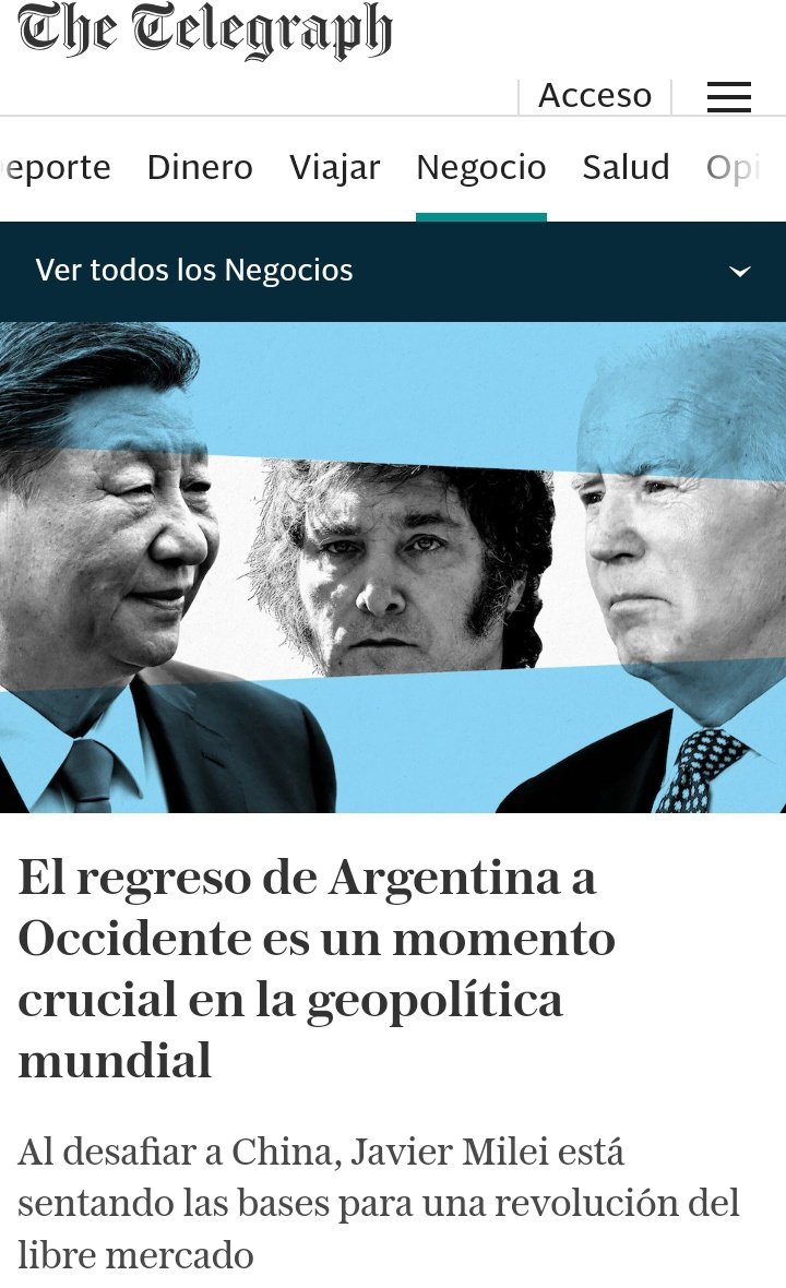 🇦🇷 MILEI FENÓMENO BARRIAL 🇦🇷 
El regreso de Argentina a occidente es un momento crucial en la geopolítica mundial.