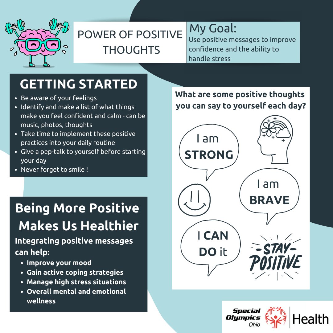 See these tips on the power of a positive mindset! #InclusiveHealth
