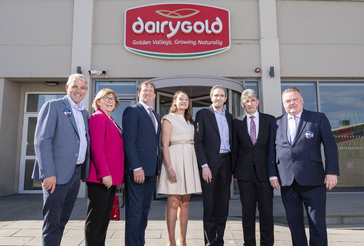 Dairygold Chairman, Seán O’Brien and Interim Chief Executive, Michael Harte welcomed Taoiseach, Simon Harris to Dairygold’s Mitchelstown HQ this morning where Dairygold raised the importance of retaining Ireland’s nitrates derogation. dairygold.ie/?post_type=blo…