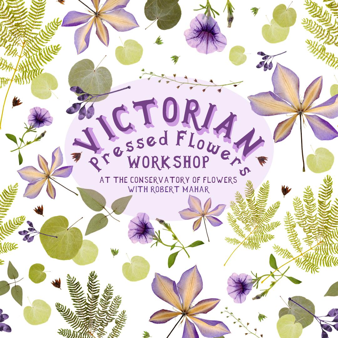Victorian Pressed Flowers Workshop at the @SFConservatory on 5/12 from 10AM-noon: tinyurl.com/nbbencjn