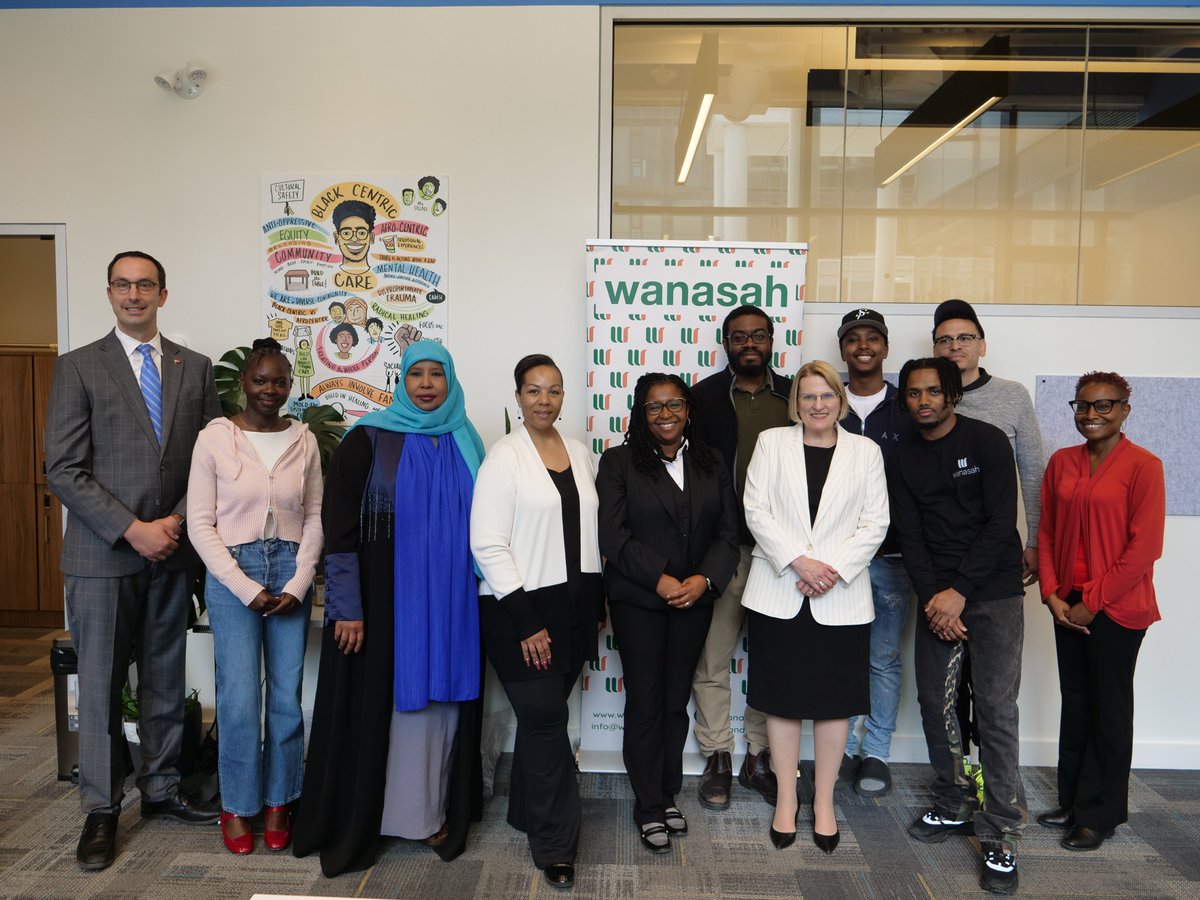 Thank you to the team at Wanasah for having us during #MentalHealthWeek. Our government is investing an additional $12.5M to connect Black and 2SLGBTQIA+ youth to the mental health services they need, when they need them. news.ontario.ca/en/release/100…