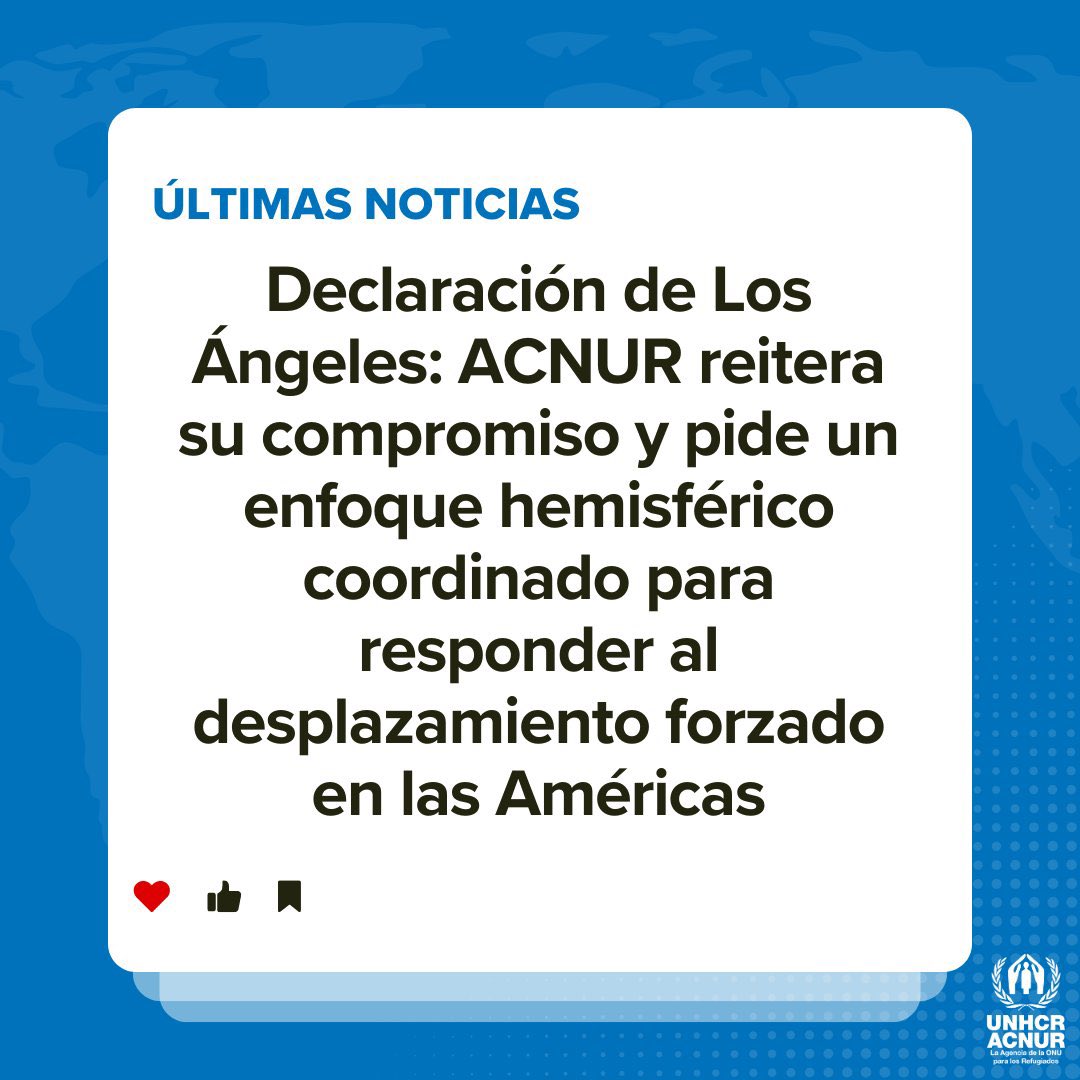 ACNUR insta nuevamente a la adopción de un enfoque continental coordinado para abordar la magnitud y la complejidad del movimiento mixto de personas refugiadas y migrantes en las Américas. Comunicado completo: bit.ly/3QFdMZ8