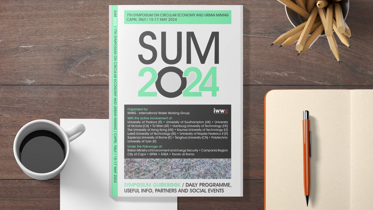 ⏰ Conto alla rovescia per @SUM_symposium Symposium on Circular Economy and Urban Mining 2024 a Capri dal 15 al 17 maggio! 👉 È online il programma: sumsymposium.it/it/struttura-s… 💊 Nell'attesa si possono gustare le pillole di #economiacircolare: recoverweb.it/aspettando-il-…