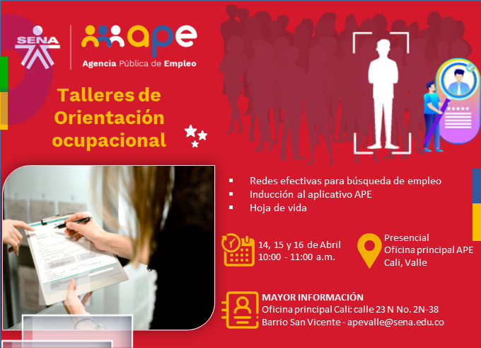 Descubre como optimizar tu búsqueda de empleo en nuestra página #AgenciaPublicaDeEmpleo, con los talleres de orientación ocupacional. #SENAValle #SENAEsEmpleo