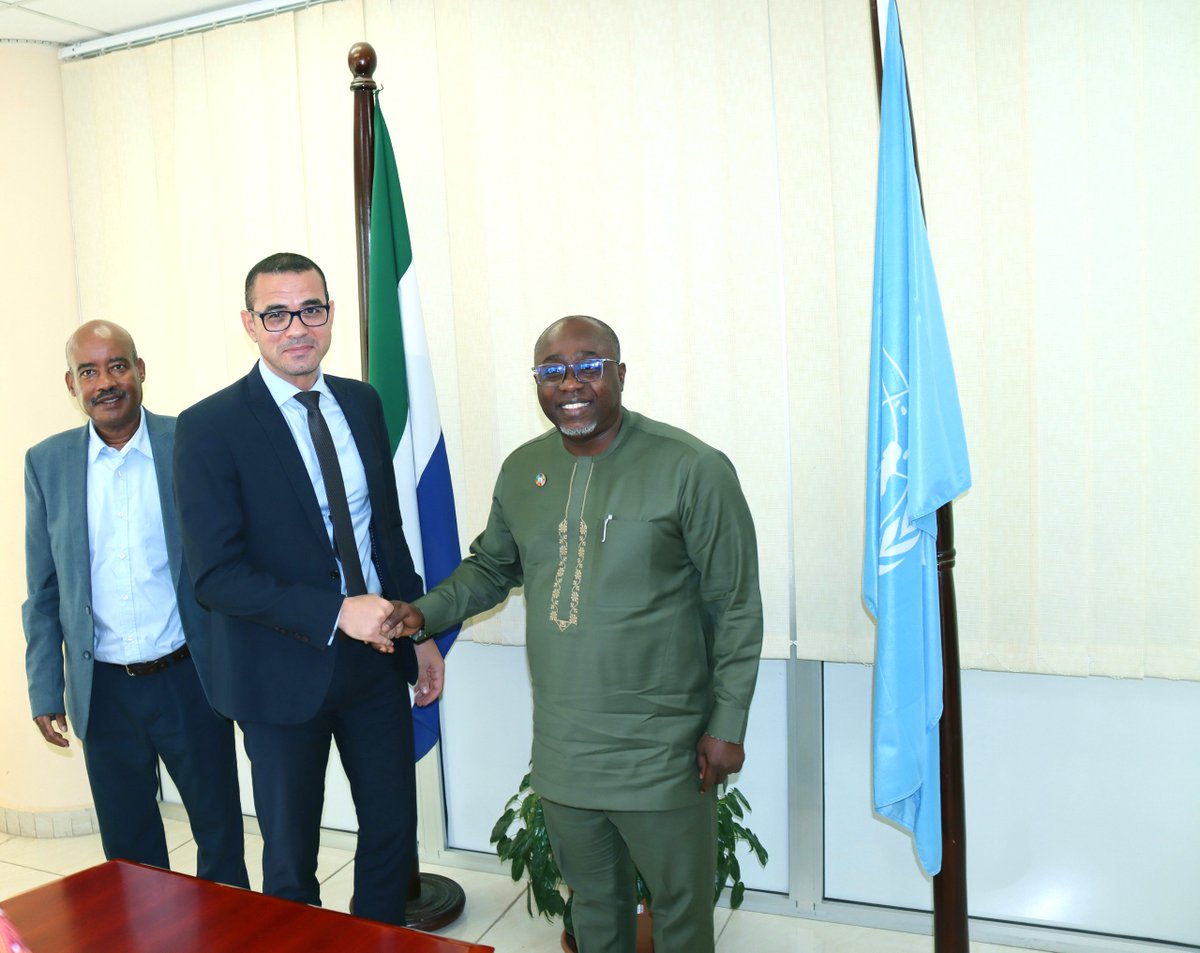 Delighted to host the @AfDB_Group team during their mission to assess progress toward their CSP outcomes in Sierra Leone. We exchanged insights on sustainable development and explored strategies to drive positive change in the country. @FredAmpiah @ahunnaeziakonwa @MTsuene