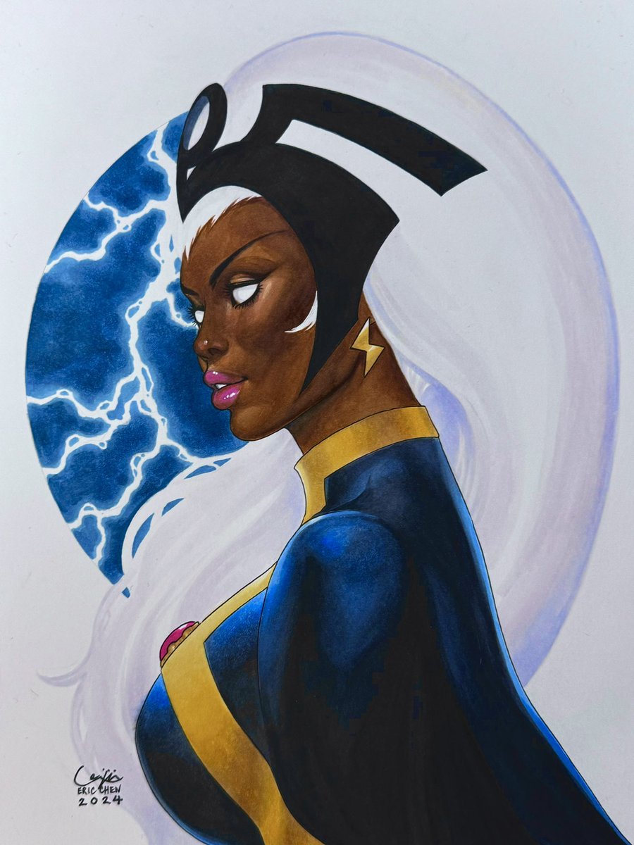 Ororo Munroe / Storm bust sketch complete!