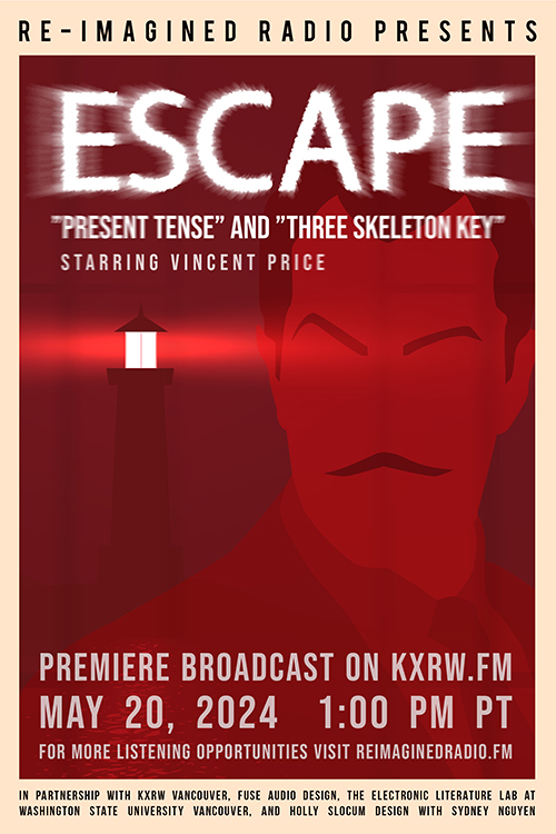 'Three Skeleton Key' starring Vincent Price is featured in this month's @reimaginedradio episode. Price voiced this story 'about a lighthouse and rats' for 'Escape,' radio's greatest series of high adventure storytelling. More information at our website: reimaginedradio.fm.