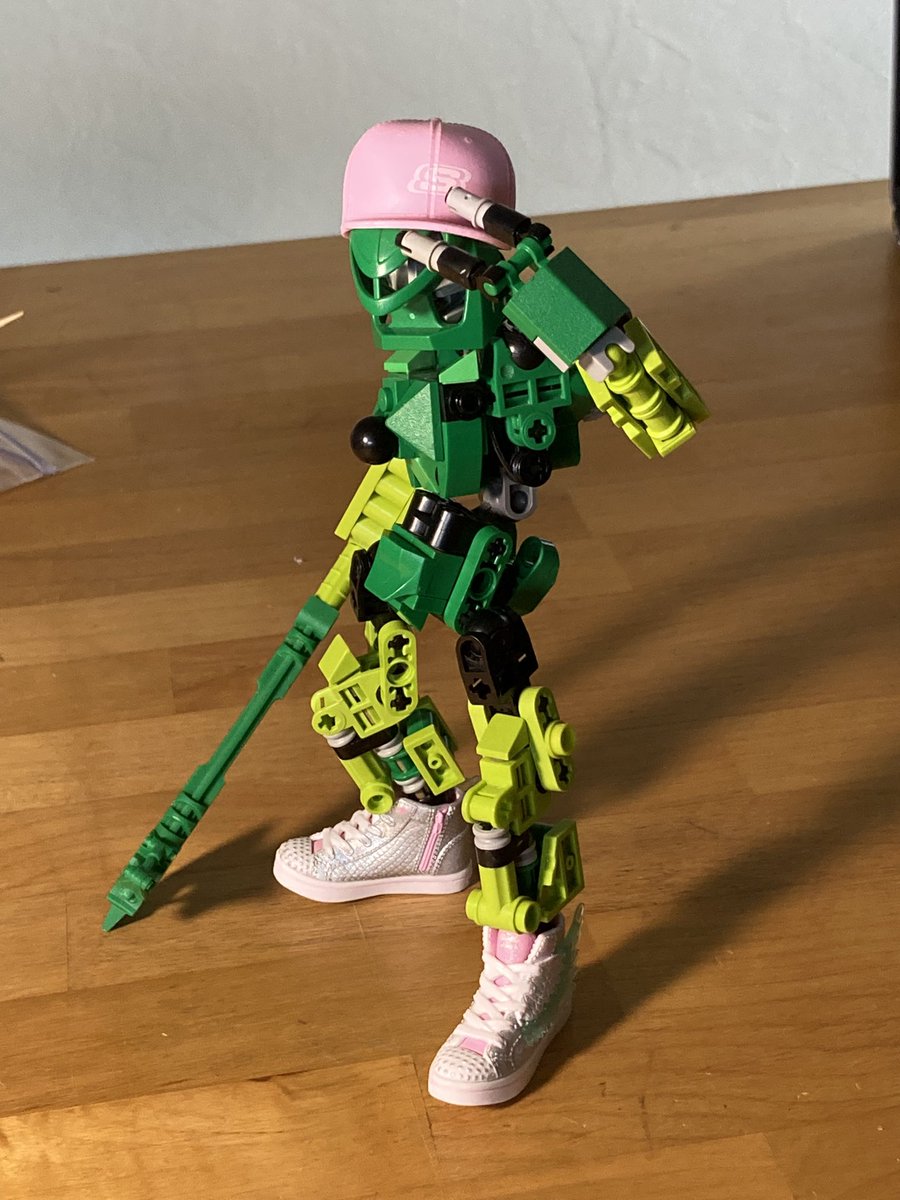 FYI mini brands shoes and hats scale perfectly with Bionicle