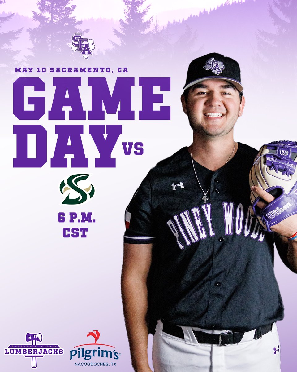 SFA_Baseball's tweet photo. Heading out west 🪓

SFA 🆚 Sac State
⏰ : 6:00 PM
🎥 : https://t.co/Uap7qcJL2z
📊 : https://t.co/5Hjj4X2Ful
📰 : https://t.co/1chlDB5hvw

#AxeEm x #RaiseTheAxe x #SOMOS https://t.co/H6HljQggcB