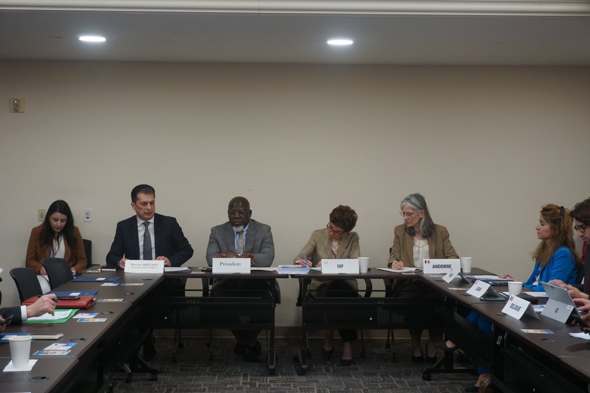 RPNY_OIF's tweet image. Hier, les Ambassadeurs francophones ont échangé avec le Coordo. pour le #multilinguisme à l’ONU &amp;amp; Chef du @UNDGACM_FR, Movses Abelian, sur les perspectives qu’ouvre la publication du Cadre stratégique de l’ONU sur le multilinguisme &amp;amp; les défis à relever pour sa mise en œuvre.