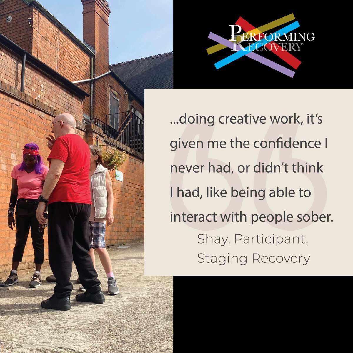 In our latest @PerfRecovery magazine, there is a feature on pages 15 to 21 focussing on the direct feedback, and poetry, of people in @GeeseTheatre's Staging Recovery project.
It's an incredible insight into the power of the company's work. 
Take a look: recovery-arts.org/performing-rec…