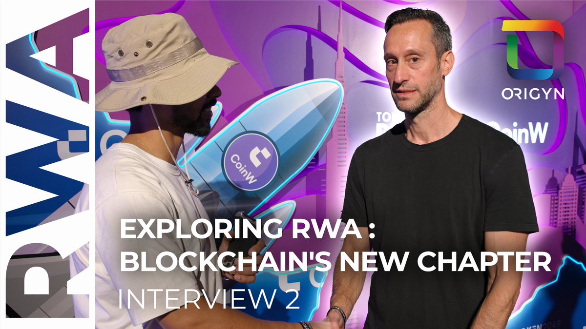 In our second episode of the #ORIGYN RWA series, we had the chance to discuss with @scottmelker on the future of #RWA and on global blockchain #adoption ! youtube.com/watch?v=2692Vt… $OGY #TOKEN2049