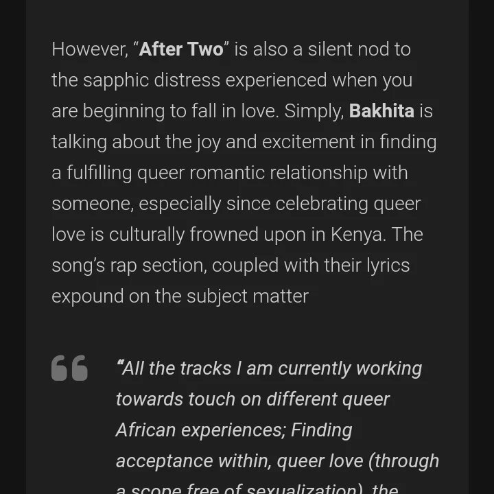 kipepeoagency's tweet photo. Happy Release Day @bakhita_88 💜🦋

They have done it again by bringing this lovely banger "After Two" to our ears and stereos 📢. 

We'd like to thank @simplemagng for featuring them and highlighting their work of art.

https://t.co/PLSdZEICDI

#aftertwo
#bakhita
#newrelease https://t.co/xJ3qOpZNhl