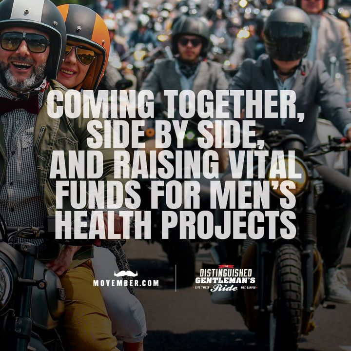 Rev your engines and manicure your moustaches, because the @gentlemansride is fast approaching! Next weekend, motorcycle enthusiasts around the world will dress to impress and hit the road together to support men’s health. Find a ride near you: bit.ly/3UCX6Cx #DGR2024