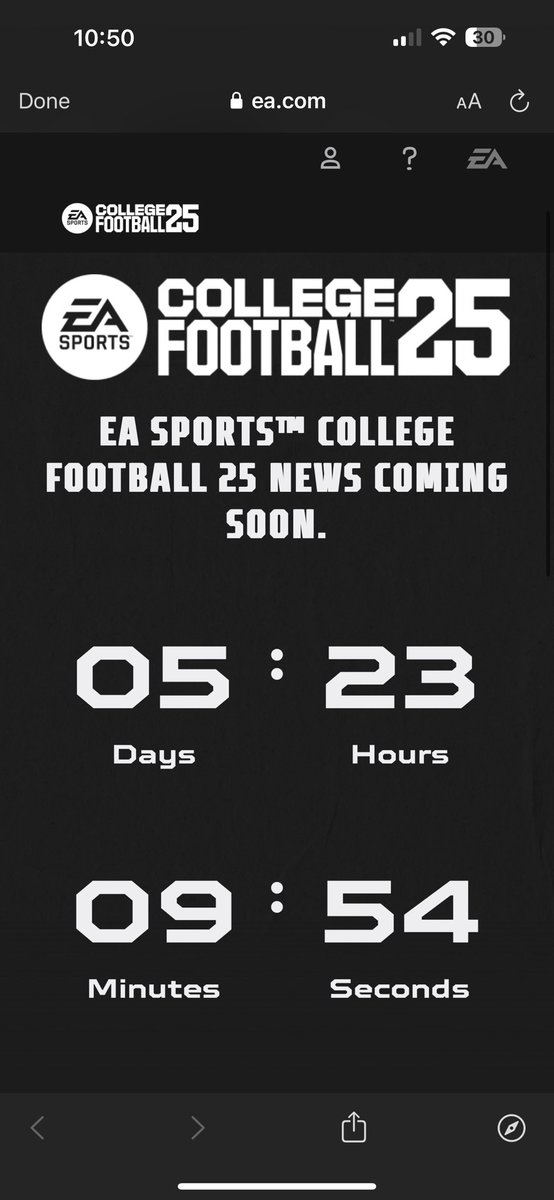 IsItOutEa's tweet photo. EA has a count down timer for the reveal 😱

https://t.co/hinDz9ajgO https://t.co/4J0NGaLXv9