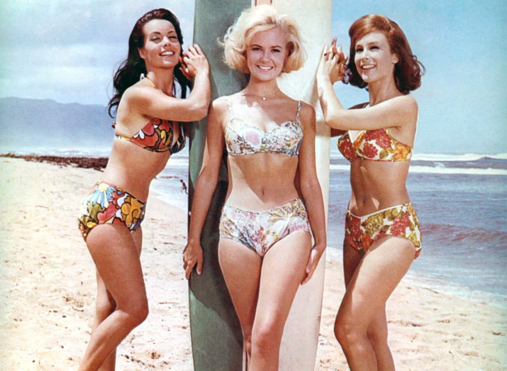 Barbara Eden, Susan Hart and Shelley Fabares in Ride the Wild Surf.
