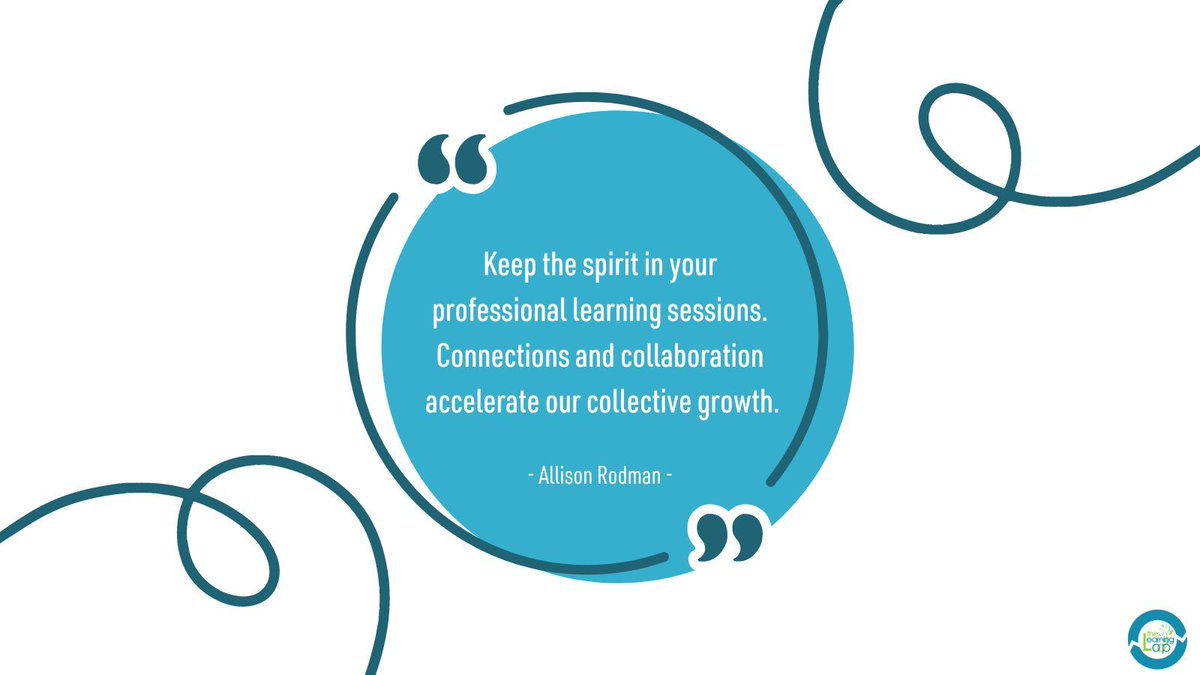 thelearningloop's tweet photo. 💡 What makes professional learning spaces feel alive and full of spirit?
#LearningLesson #professionallearning #personalizedPL #PD #professionaldevelopment #StillLearning #capacitybuilding #wholeeducator https://t.co/fflujvUKar