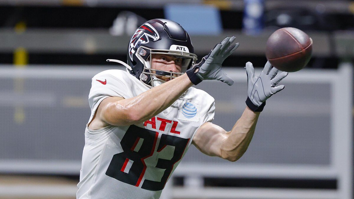 FieldYates's tweet photo. Jared Bernhardt, the 2021 Tewaarton Award winner at Maryland who made the Falcons’ 53-man roster as a wide receiver in 2022, is taking part in the Giants’ rookie minicamp as a tryout player.

Bernhardt stepped away from the game last May but is giving football another go 🏈🥍 https://t.co/f6h0mmvPRA
