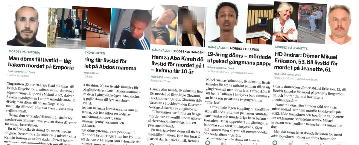 Publicerar Omni alltid namn och bild på livstidsdömda? 

På nystartade Utgivarbloggen,  där jag ger Omnis läsare inblick i de många svåra publicistiska beslut som varje dag tas på Omnis, är temat för dagen grova våldsbrott och livstidsdomar.

om.omni.se/utgivarbloggen…