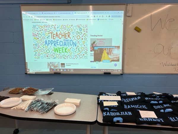 Teacher Appreciation Lunch!! Thank you for your positive influence on the student-athletes of the softball team! You mean more than you know… @Kevin_Carroll_ @WHSWarrior_ATHL @WaldwickJAT